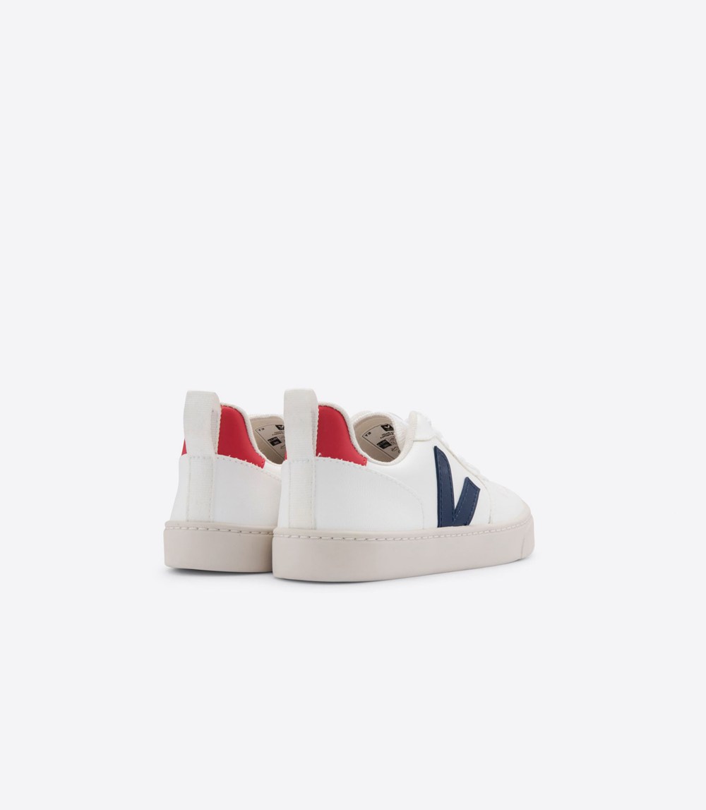 Veja Sneakers Barn - V-10 Lace Cwl - Vita - 690381-YAW